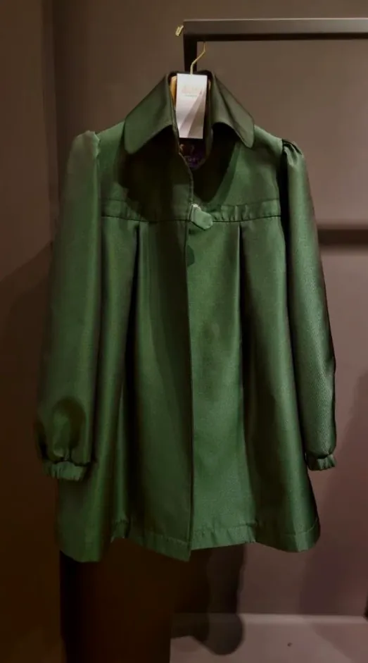Lady Sciamat green swing coat